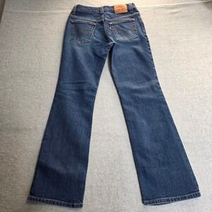 Levi's 517 Bootcut Jeans Dark Wash Denim Blue 7M Vintage